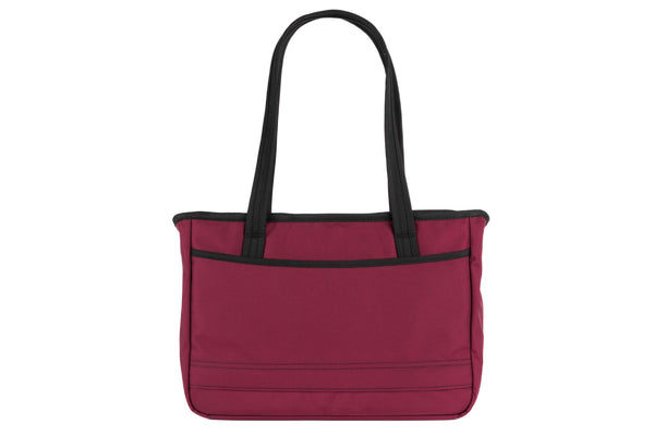 Photo of the Nomad Tote in Raspberry (reddish-purple) Ballistic